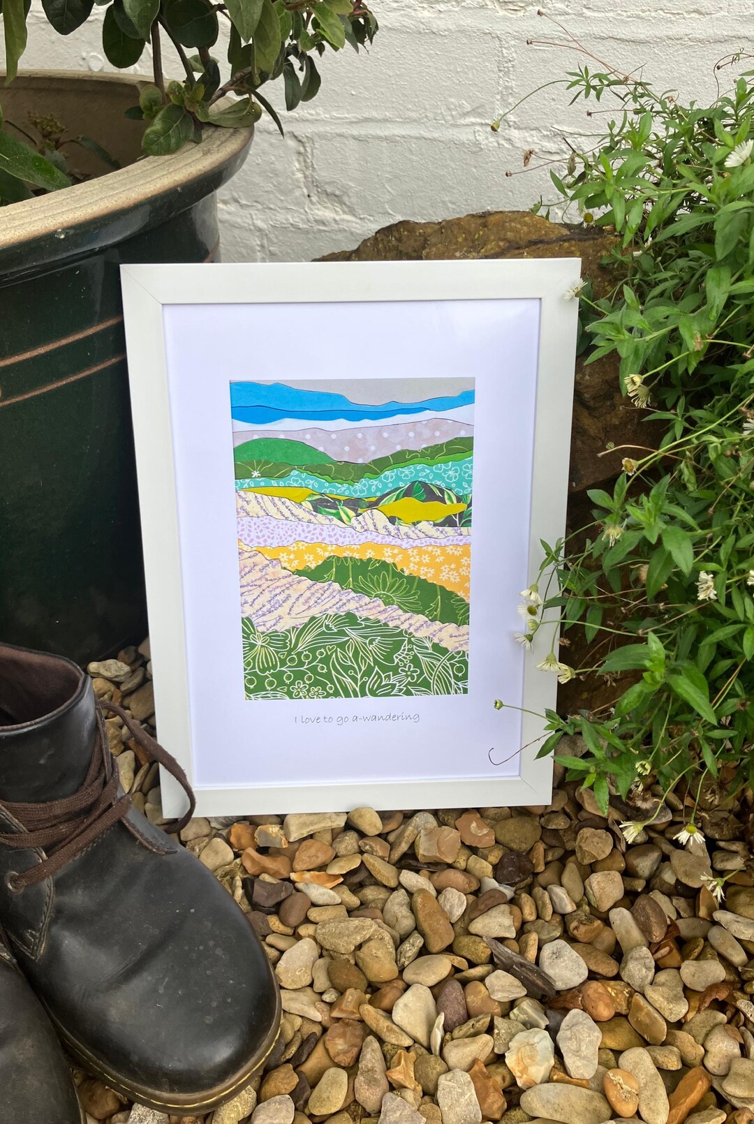 Print of a Countryside View Collage - Etsy