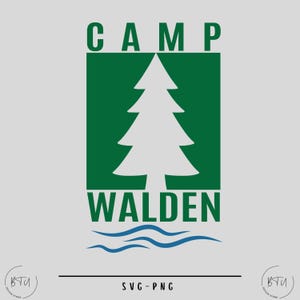 Camp Walden Parent Trap Svg-Png, Cut File for Silhouette, Cricut, Movie Costume Funny, Trendy Svg, Camp Walden Svg, Camp Png, Camp