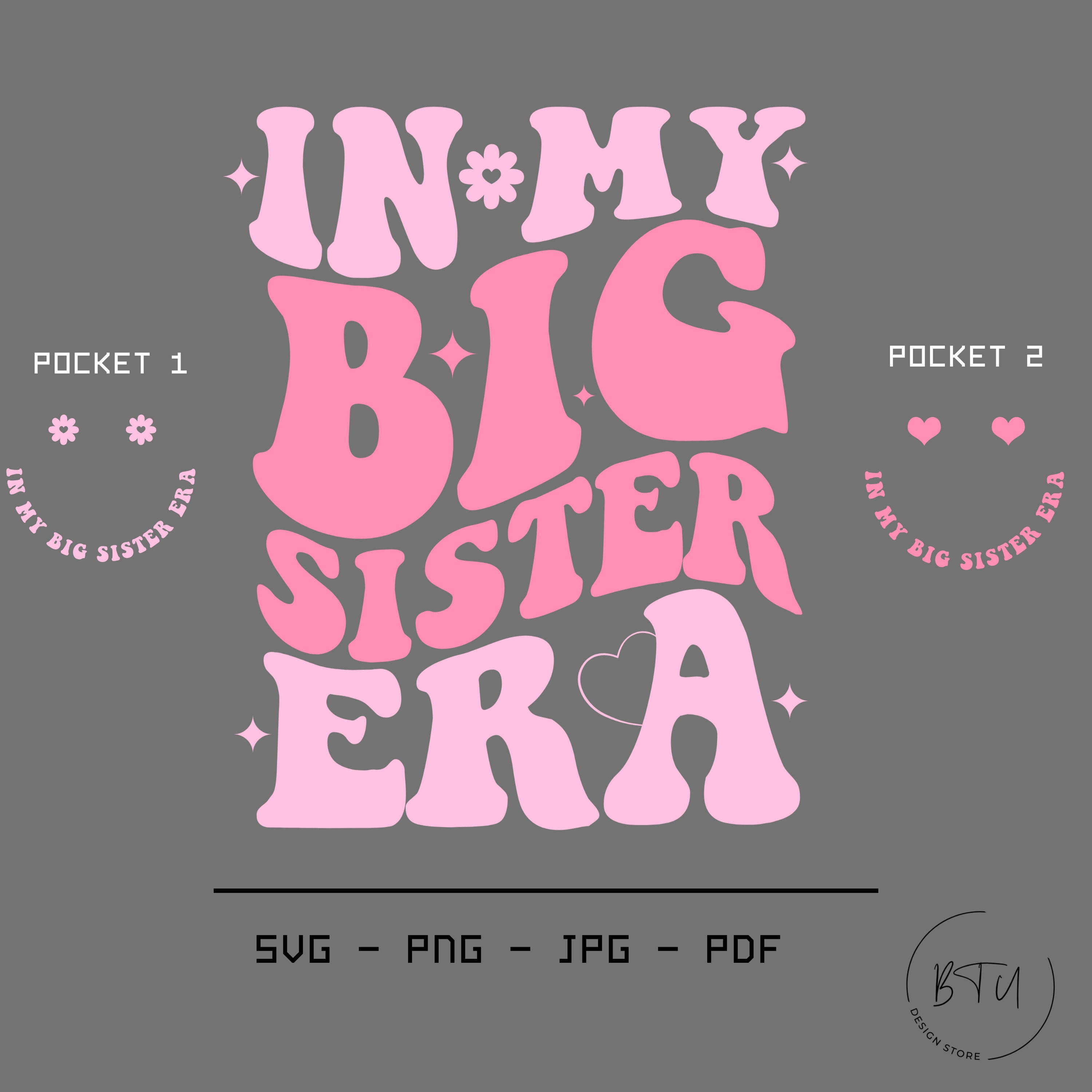 In My Big Sister Era SVG, Big Sister Era Shirt SVG, Era Designs Svg, in ...