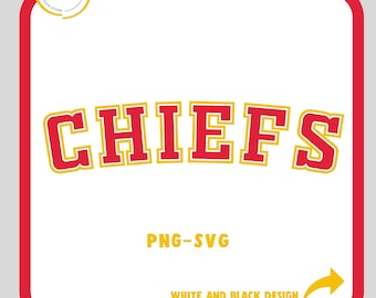 Chiefs Football Svg Png, Kansas City Svg, Kansas City Png, Football Clipart, Chiefs Svg, Kansas City Football American Football Design