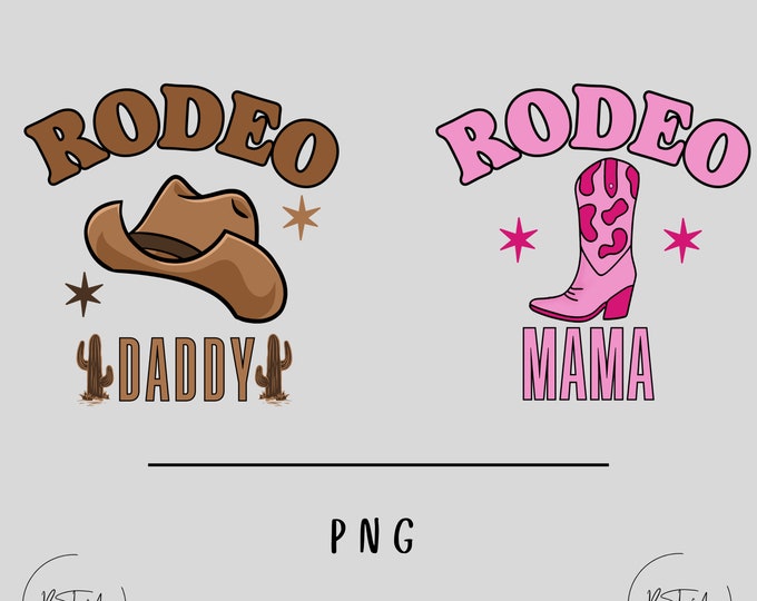 Rodeo Mama Png, Rodeo Daddy Png, Western Matching Png, Western Mama Png ...