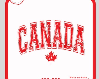 Canada Svg-Png, Canada Varsity, Canadese, Canada alla moda, Festa del Canada, Vibrazioni canadesi, True North Strong & Free, Canada alla moda