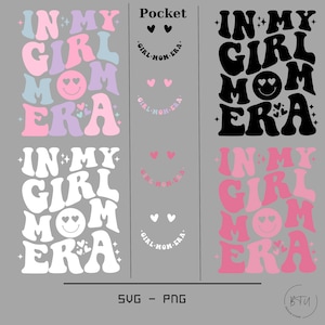 In meiner Mädchen-Mama-Ära SVG-Png, Mädchen-Mama-Shirt, Muttertag-Svp-Png-Designs, Retro-gewelltes Mama-Shirt, Mädchen-Mama-Shirt, trendiges svg