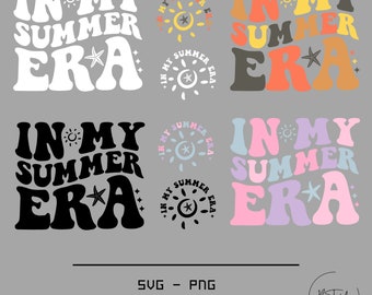 In My Summer Era Svg-Png, Summer Break Svg, Sumer Shirt Svg, Holiday Svg, Beach Svg, Summer Season Svg, Funny Summer Svg, Trendy Summer Svg