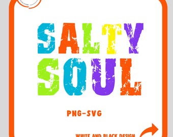 Salty Soul Svg-Png, zomermeer sublimatie, Lake Life T-shirt png, drijvende rivier png, vakantie png, Lake Vibes png, bootleven ontwerpen