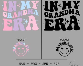 Nell'era di mia nonna SVG, Nonna SVG, Era della nonna SVG, Era della nonna PNG, Maglietta della nonna SVG, Vita della nonna SVG, Nonna SVG, Trendy SVG