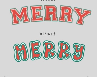 Merry Christmas Svg-Png, Retro Christmas Svg, Merry Varsity Sublimation Design Downloads, Christmas Shirt Design, Digital Download