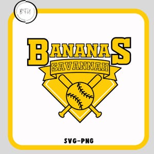 Bananas Svg Png, Bananas lovers Baseball PNG SVG , Funny Bananas lovers Baseball SVG, Sublimation Design, Bananas, Baseball