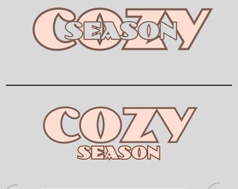 Cozy Season Svg, Cozy Svg, Fall Svg, Winter Svg, Cozy Vibes Svg, Fall Season Svg,  Christmas Svg, Halloween Svg, Png Cut File, Trendy Svg