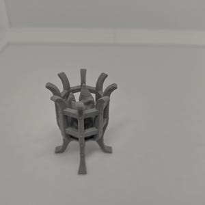 Brazier with flame for miniature games | 3D printed | scatter terrain