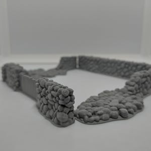 Stone walls scatter terrain 28mm scale | Fences for wargaming, RPGs and other miniature games