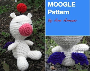 Moogle Pattern Amigurumi Crochet Doll PDF