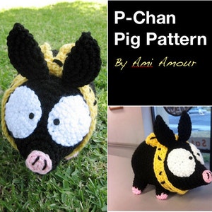 Pchan Pig Pattern Crochet Amigurumi image 1