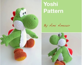 ヨッシーパターンあみぐるみかぎ針編み PDF - Etsy 日本