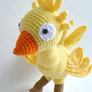 Chocobo Pattern Amigurumi Doll Plush Crochet Final Fantasy image 3