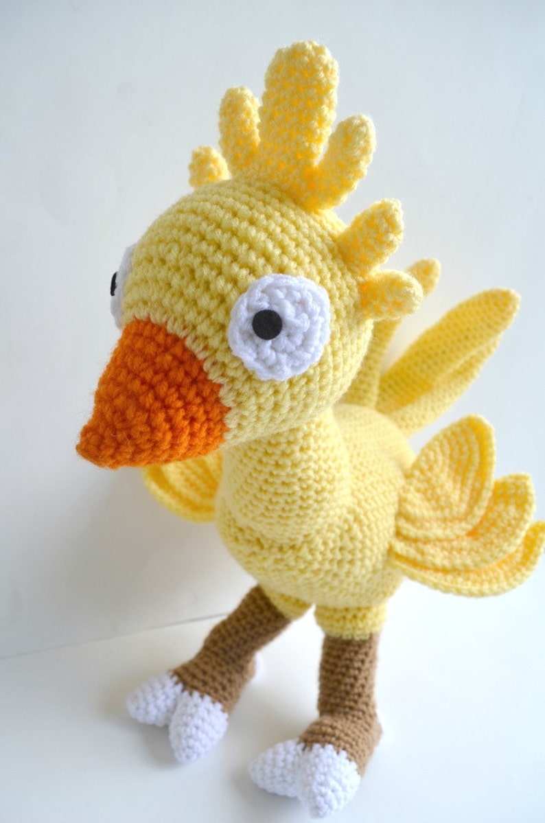 Chocobo Pattern Amigurumi Doll Plush Crochet Final Fantasy image 3