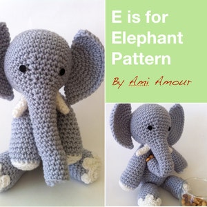 Elephant Crochet Pattern Elephant Amigurumi Pattern PDF