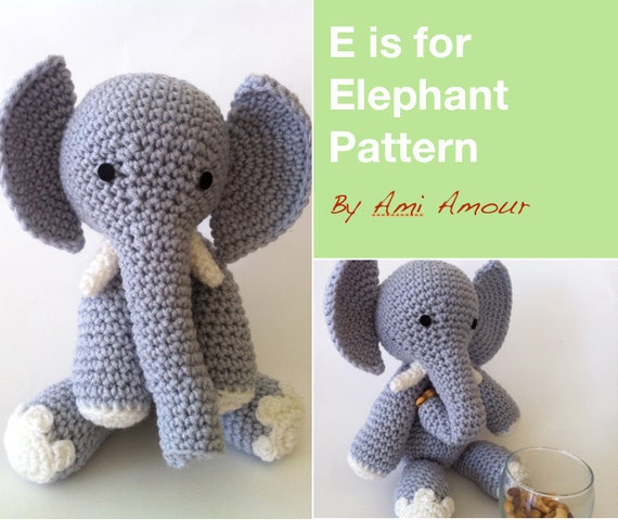 Elephant Crochet Pattern Elephant Amigurumi Pattern PDF
