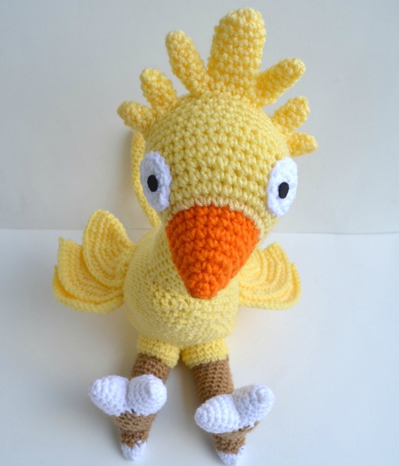 Chocobo Pattern Amigurumi Doll Plush Crochet Final Fantasy image 5