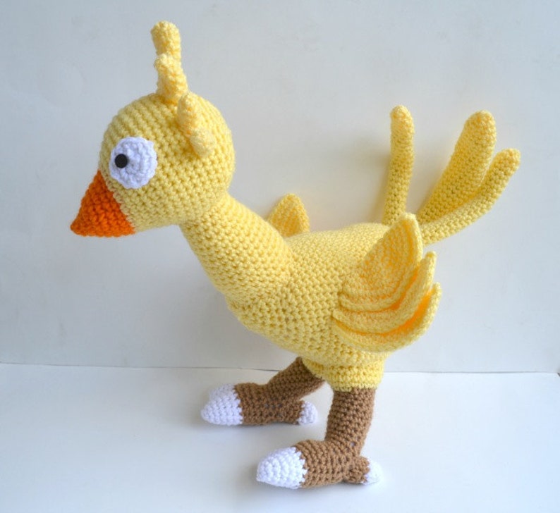 Chocobo Pattern Amigurumi Doll Plush Crochet Final Fantasy image 4