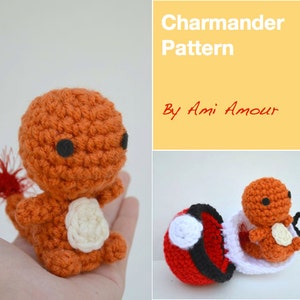 Charmander pattern amigurumi crochet