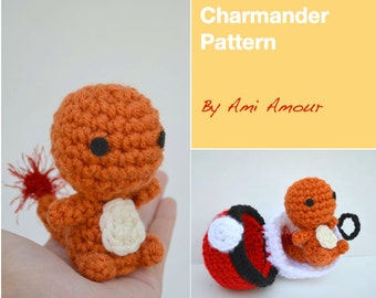 Charmander pattern amigurumi crochet