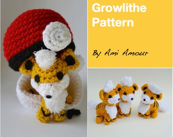 growlithe plush pattern