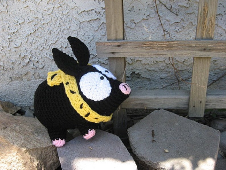Pchan Pig Pattern Crochet Amigurumi image 3