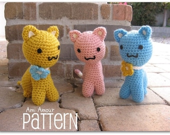 Cat Pattern Kitty Amigurumi Crochet PDF