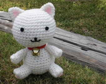 かぎ針編みパターン：招き猫あみぐるみPDFパターン - Etsy 日本