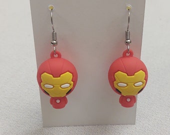 Iron Man Marvel ornament Hallmark earrings chibi licensed