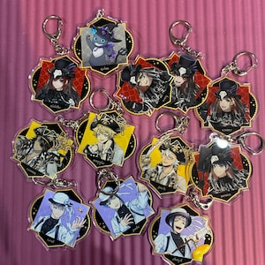 Twisted Wonderland Halloween Scary Monster Keychains