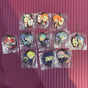 Twisted Wonderland Chibi Coffin Rubber Keychain