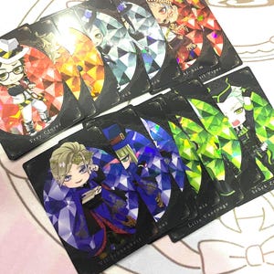 Tarjetas chibi brillantes de Twisted Wonderland