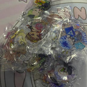 Twisted Wonderland Charapeko Kyarapeko Acrylic Keychains