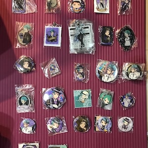 Twisted Wonderland Jade Leech Goods, Keychains, Badges, Rubber Keychains, Acrylic, Standees