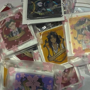 Twisted Wonderland Rectangular School Uniform Acrylic Keychain