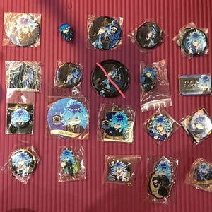 Twisted Wonderland Idia Shroud Goods, Keychains, Badges, Rubber Keychains, Acrylic, Standees