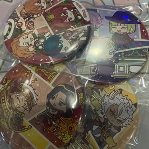 Twisted Wonderland RARE Large Dorm Chibi Metal Badge