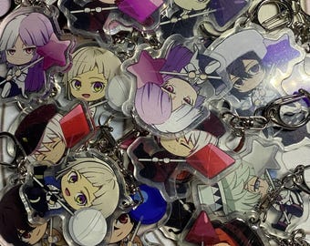 Bungo Stray Dogs Candy Chibi Keychains Charms