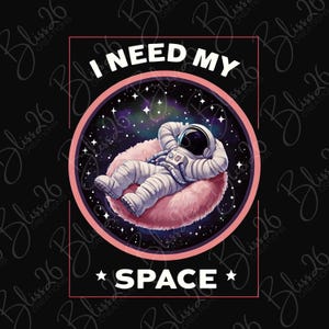 Cosy Space Astronaut PNG - Galactic Adventure Art Design voor doe-het-zelfprojecten, T-shirts, mokken, posters, cadeaus en digitale downloads, Galaxy Fun