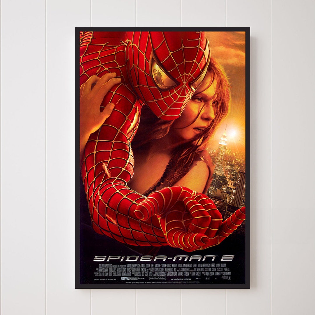 Spider man 2 2004 Movie Poster Canvas Printing Wall Art Home Decor spider-man-2-2004-movie-poster-canvas-printing-wall-art-home-decor