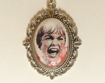 Bloody Psycho Janet Leigh Hitchcock Horror Movie Necklace