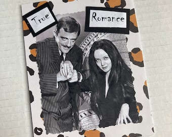 Gomez and Morticia | Classic tv card