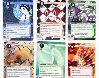 Breaking In Netrunner complete set *megapack* | 6 Alt Art-speelsets en exclusieve setkaart