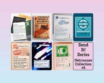 Stuur het! Netrunner complete set *megapack* | 6 Netrunner Alt Art-speelsets en exclusieve kaart