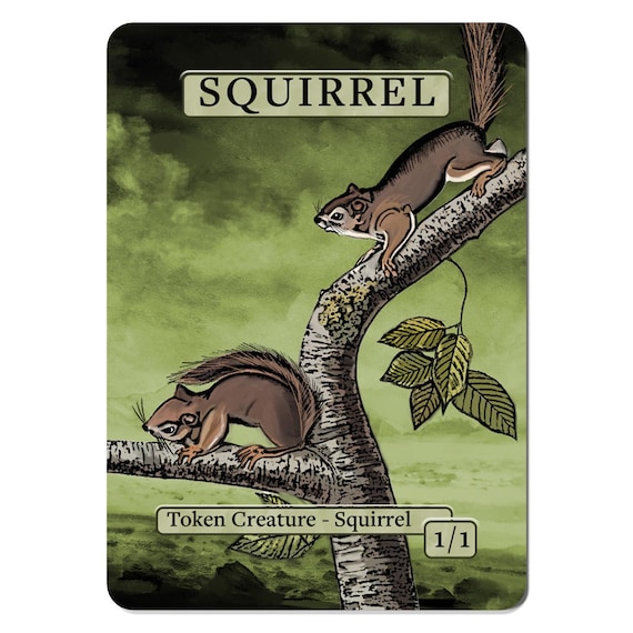 mtg squirrel token cards Chatterfang, General (Retro Foil Etched) [Modern Horizons 2]  Deep Dive Games St. Marys (Choose any number of permanents and/or players Squirrel (23)| Magic: The Gathering