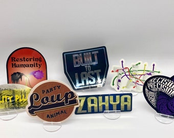 Netrunner-stickerset | Voltooi 7 stickers | Gateway-ID's vinyl | Cyberpunk-kaartspel