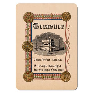 Treasure Token MTG | Medieval Artifact Token for Commander, EDH