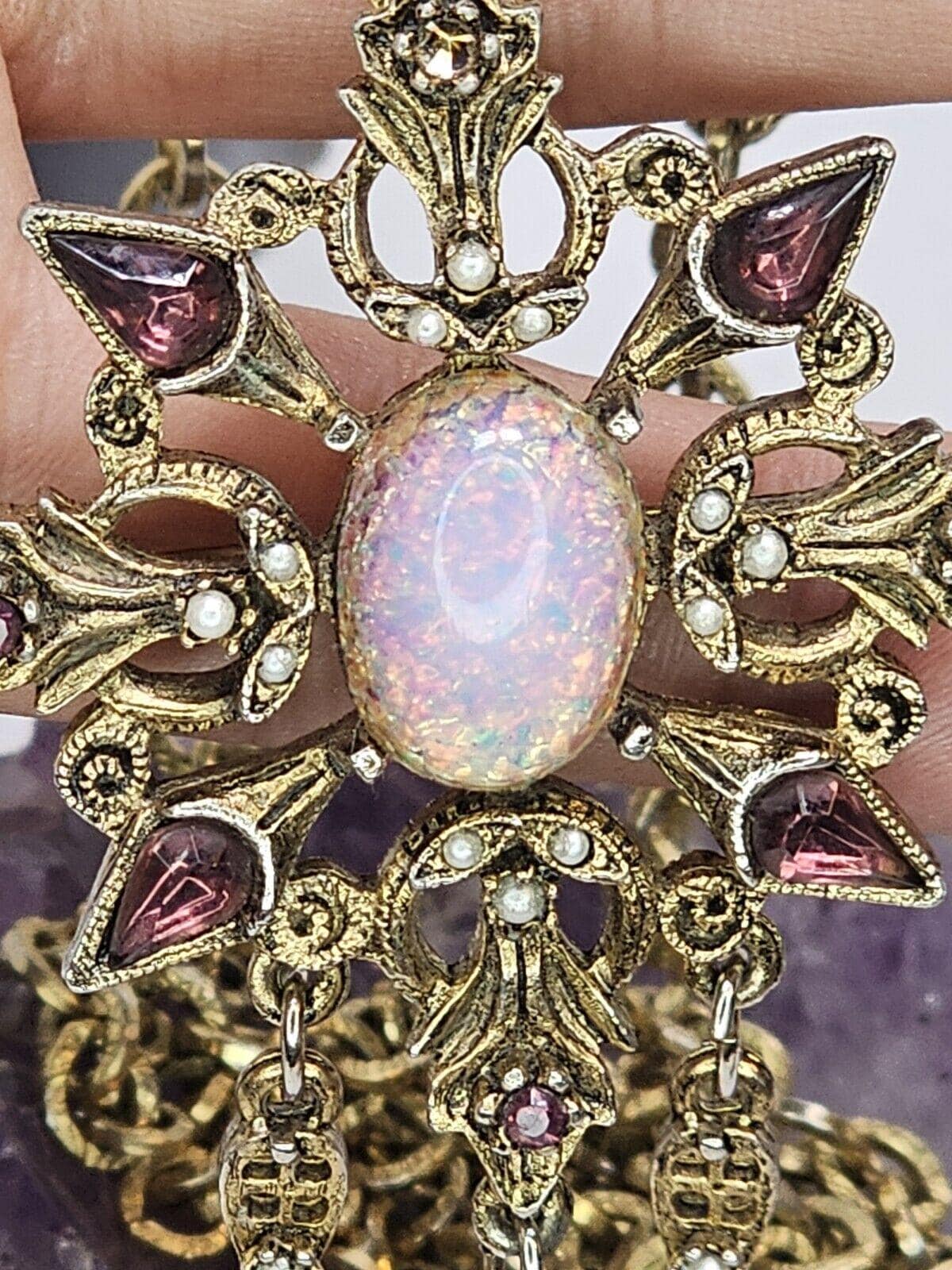 ヴィンテージ 署名なし フロレンツァ ペンダント - イミテーション